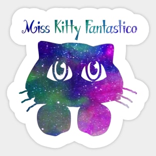 Miss Kitty Fantastico Sticker